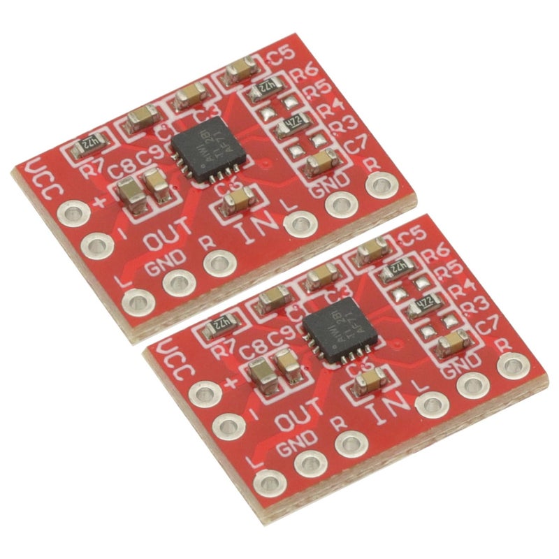 GODIYMODULES 2PCS DC2.3-5.5V TPA6132 Preamplifier Board Differential to Single Input Headphone Amplifier Module Differential Amplifier Board Module - Image 1
